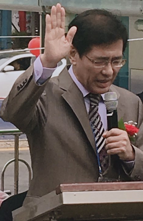 해운대구기독교협의회 수석부회장 김현일 목사(사랑진교회)의 축도