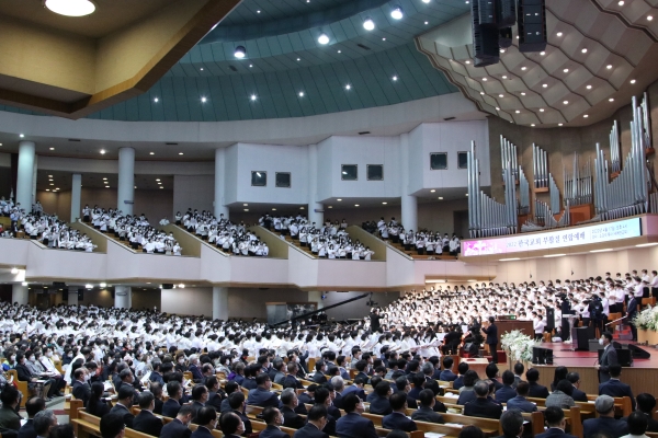 '2022 한국교회부활절연합예배' 연합성가대의 찬양