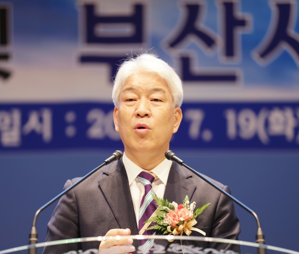 부기총 직전대표회장 김문훈 목사(포도원교회)의 설교