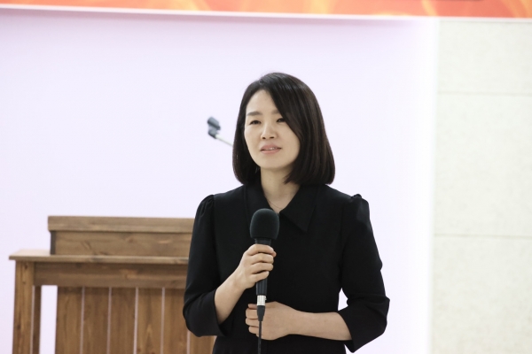 정지연 사모(유진성 목사의 아내)의 특송