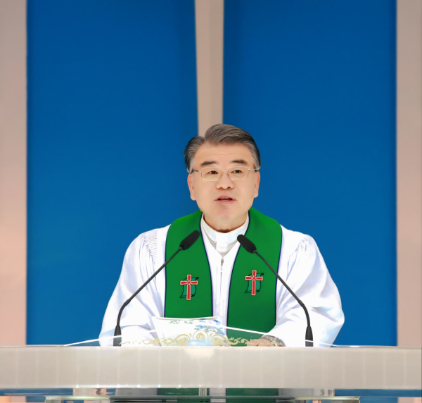 갈릴리교회 이종삼 위임목사의 예식 집례