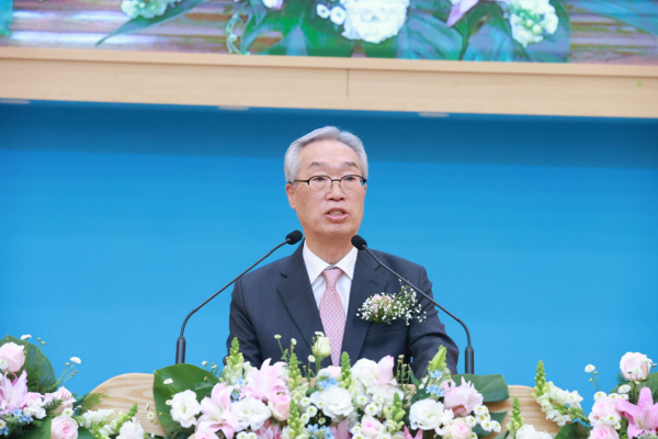 전 총회장(예장통합) 김태영 목사(백양로교회 원로목사)의 설교