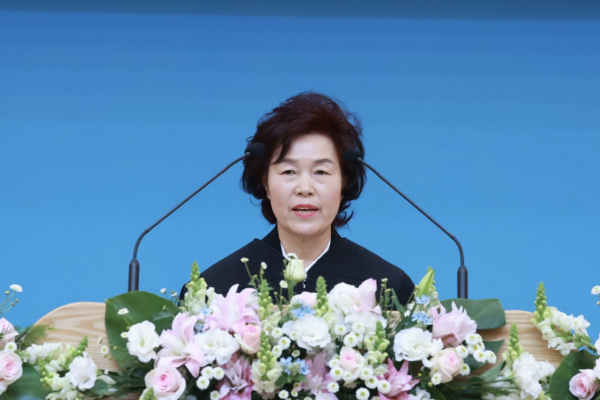 송분옥 장로의 답사