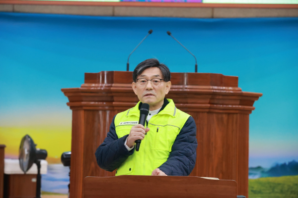 ‘부산지역 기독교 사회봉사 재해 구호단’ 단장 이동룡 목사(부산남노회)의 설교