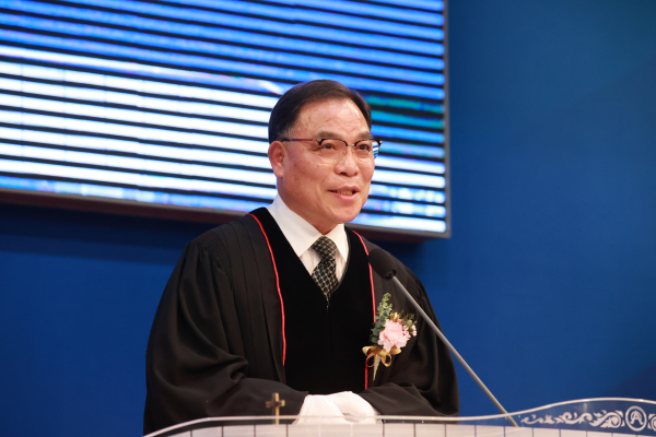 공정호 목사(증경노회장, 기장영락교회 담임)의 축사