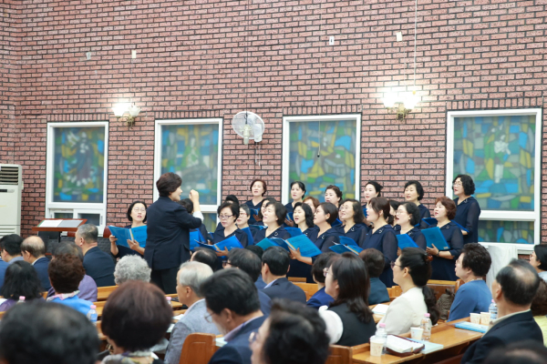 전국사모연합회 성가대의 ‘한 사람’ 찬양