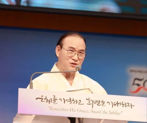 ‘원로⦁공로목사로 추대된 강헌식 목사의 답사