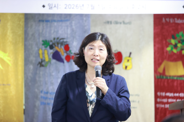 통역을 맡은 김미영 이스라엘 대사관 수석대사비서