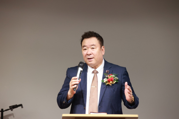 부산기독교총연합회 대표회장 박상철 목사(모리아교회)의 말씀 선포